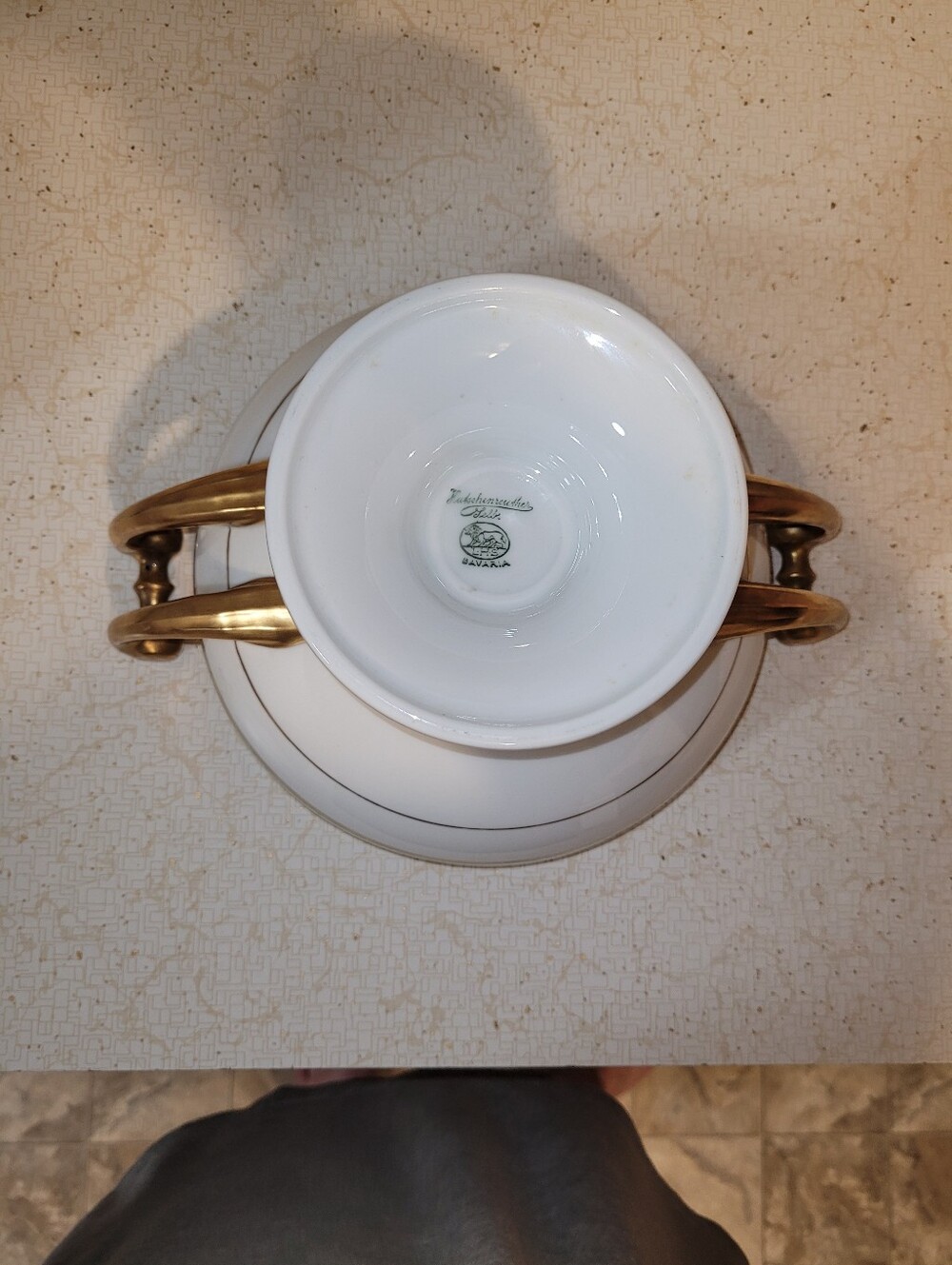 Hutschenreuther Selb LHS Bavaria mark from the 1925–1939 period, a lidded tureen - Picture 12 of 15